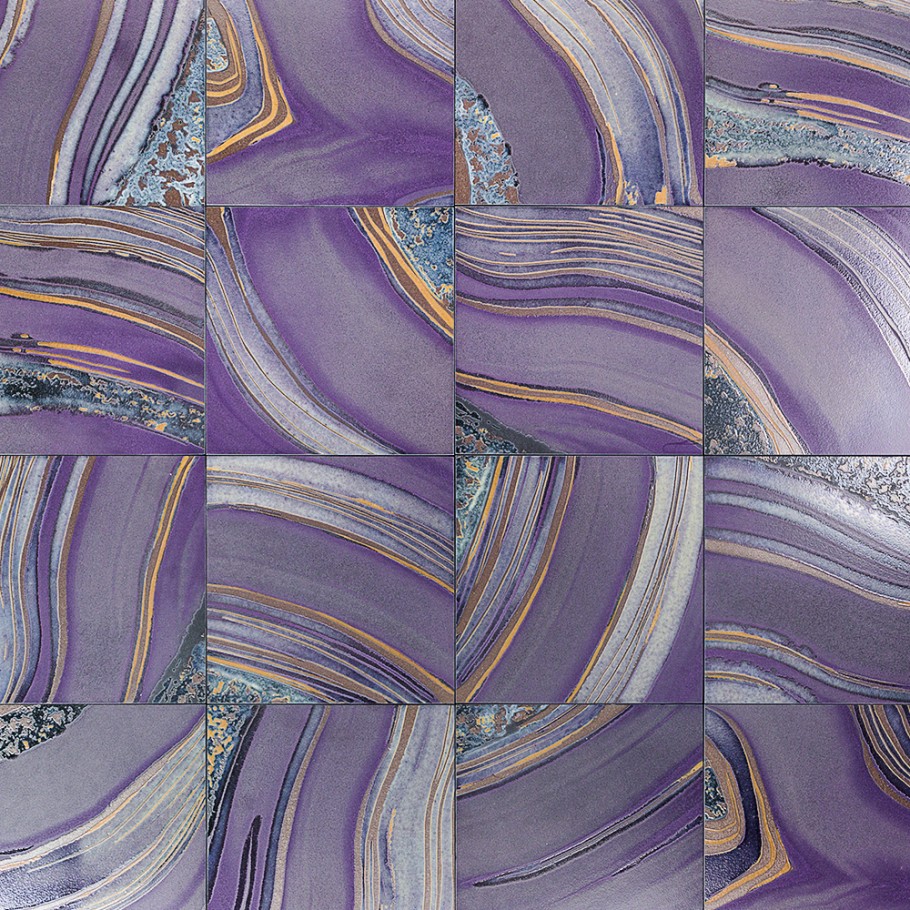 Zeolite Violet 8x8 Porcelain Tile