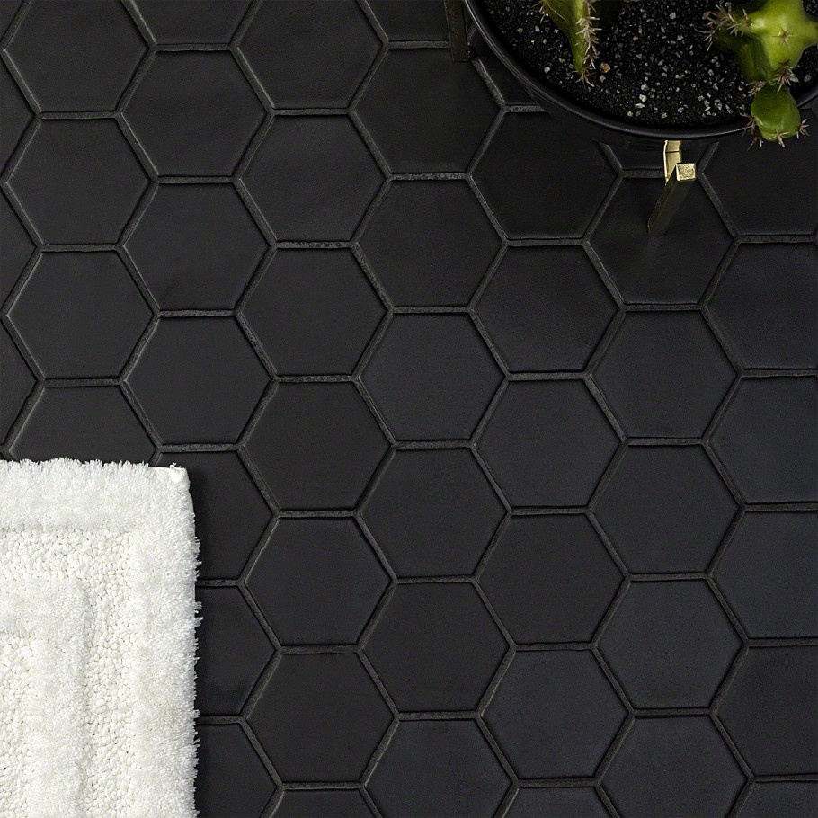 The Meadowmere Black Tile with matte finish