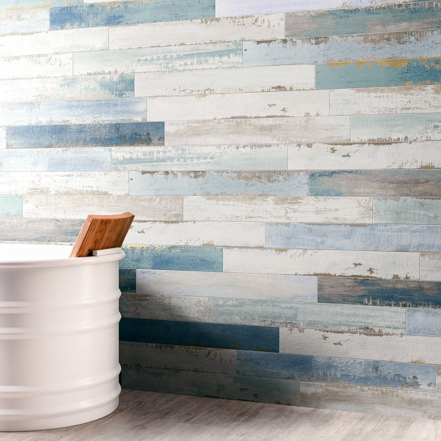  Cyprus 4x32 Wood look tiles used in bathrooom 