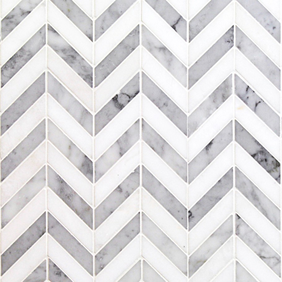 Talon Carrara & Thassos Marble Tile