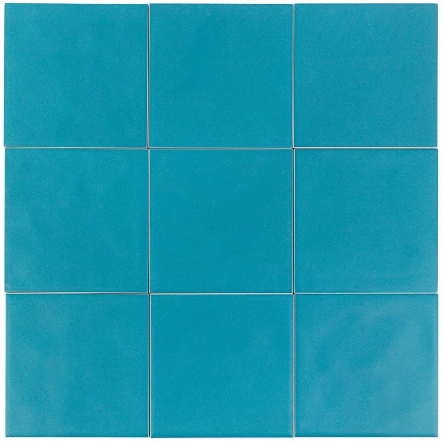 Sacramento Teal 6x6 Matte Porcelain Tile 