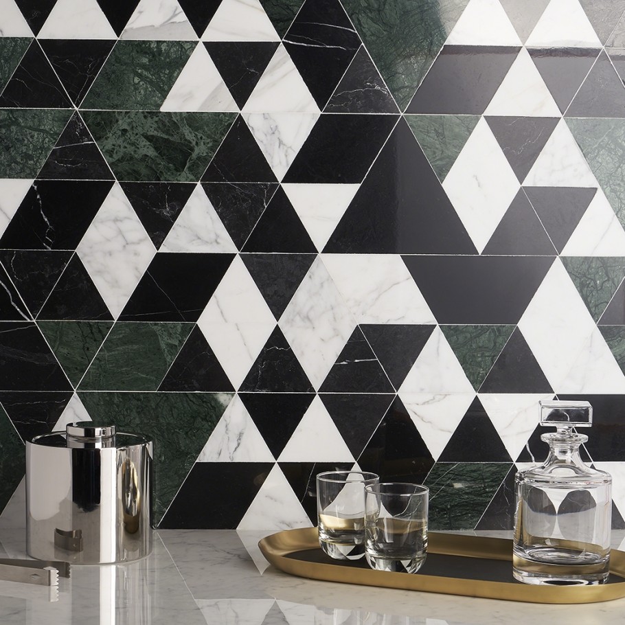 nomad jade garden marble mosaic tile