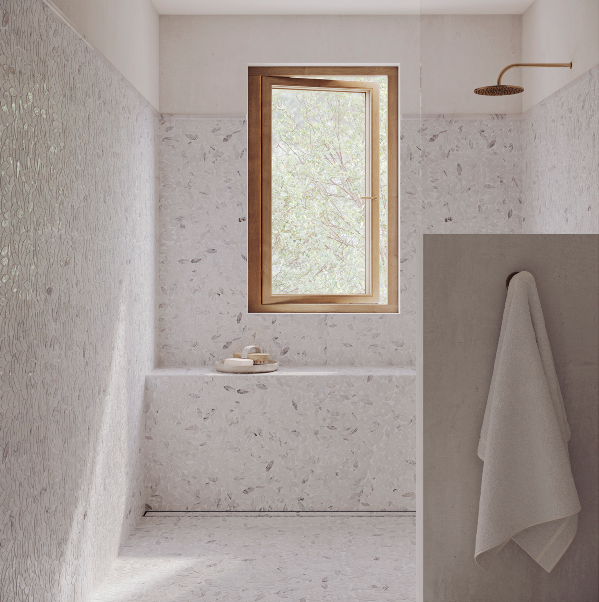walk in shower tiles