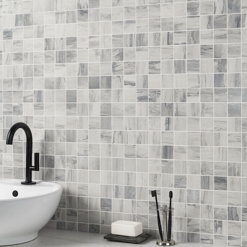 Petrawood White 2x2 Matte Porcelain Mosaic Tile