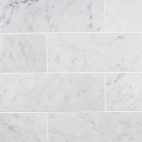Carrara 4x12 Polished Marble Subway Tile