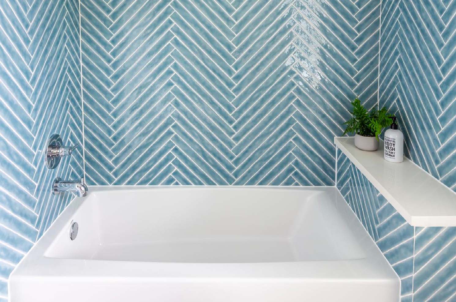 Carolina Blue Sky 2x20 Polished Ceramic Wall Tile
