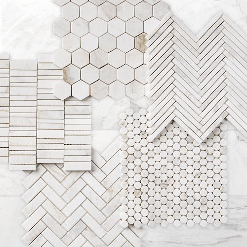 Alaska White Natural Stone Collection Suite