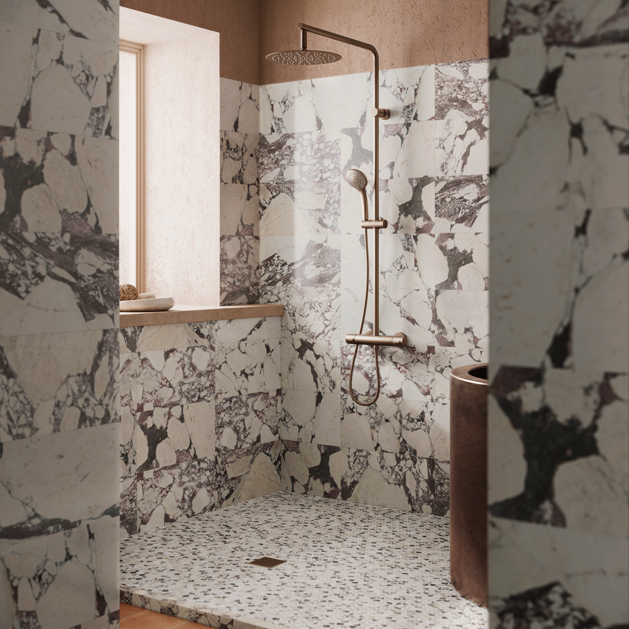 Shower Floor Tile Ideas