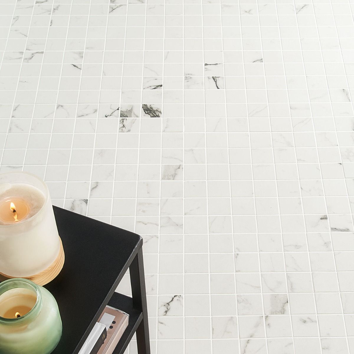 DreamStone Statuario Venato 2x2 Matte Porcelain Mosaic