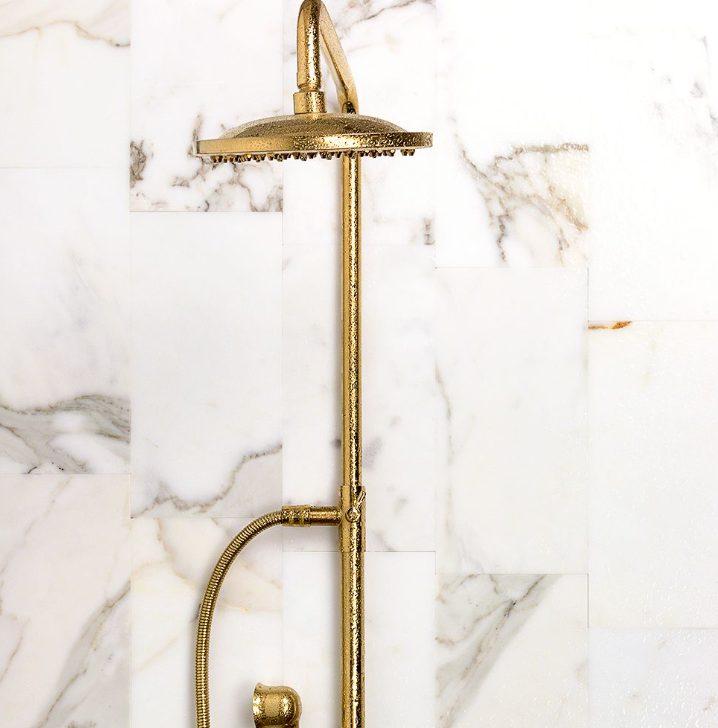 Calacatta Gold 6x12 Polished Marble Subway Tile