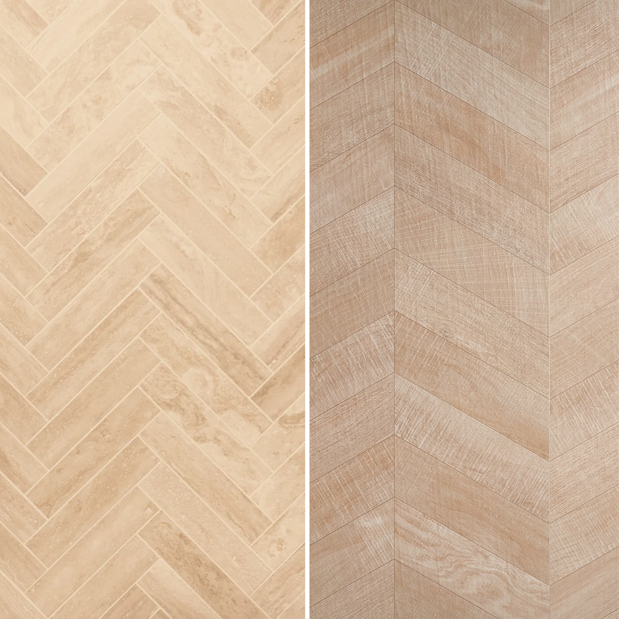 Herringbone vs. Chevron