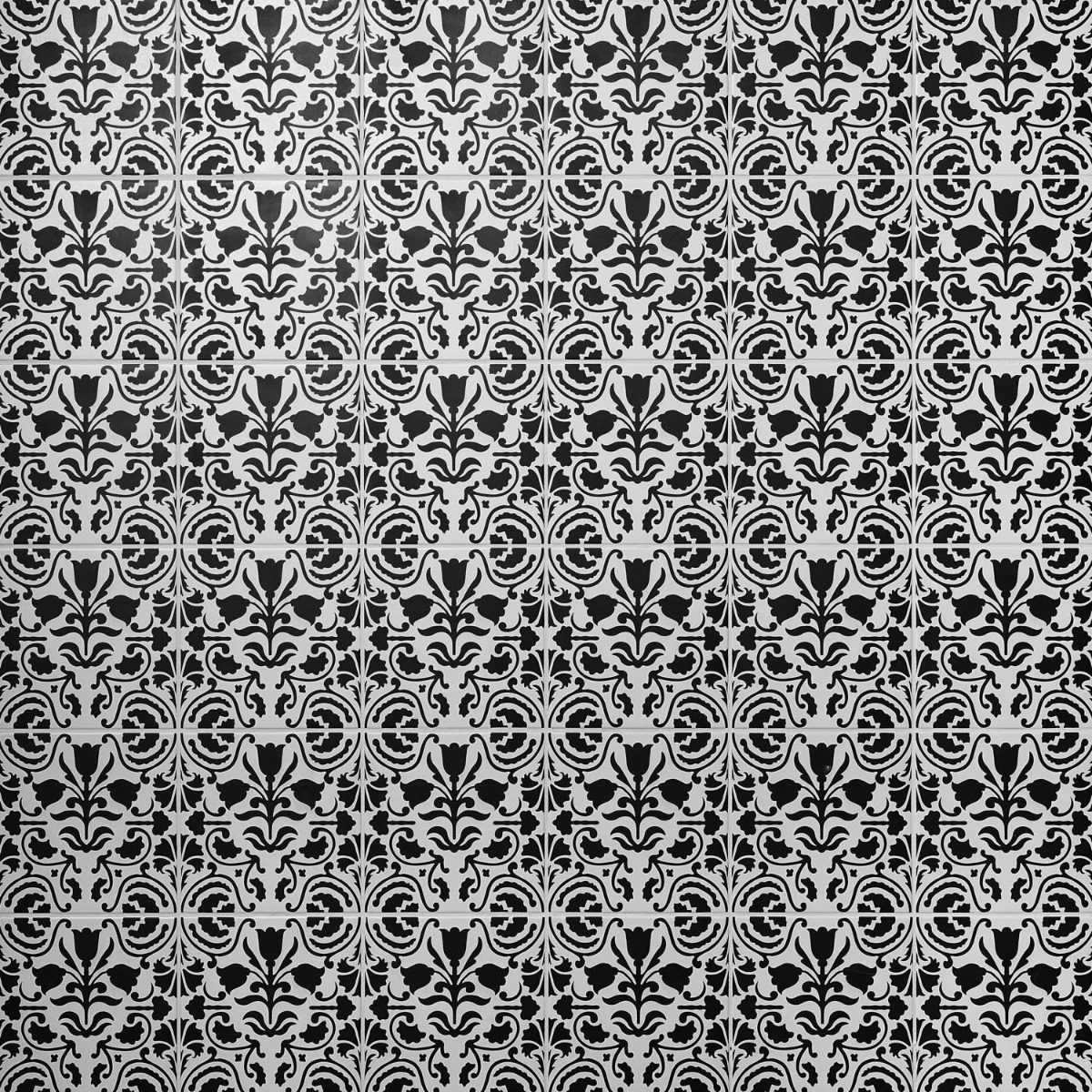 Elowynn Belle Eclipse White 8x8 Matte Porcelain Tile
