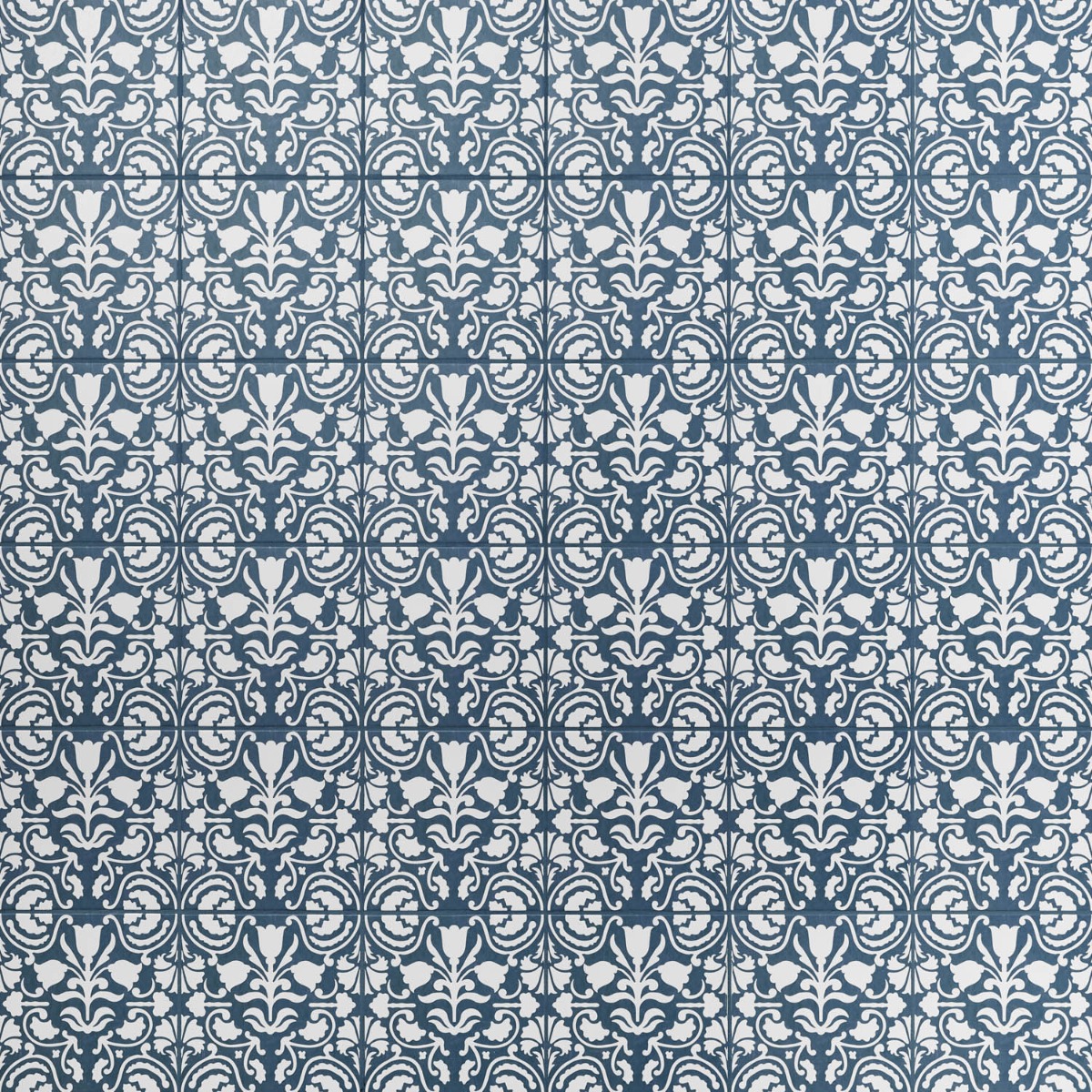 Elowynn Belle Marina Blue 8x8 Matte Porcelain Tile