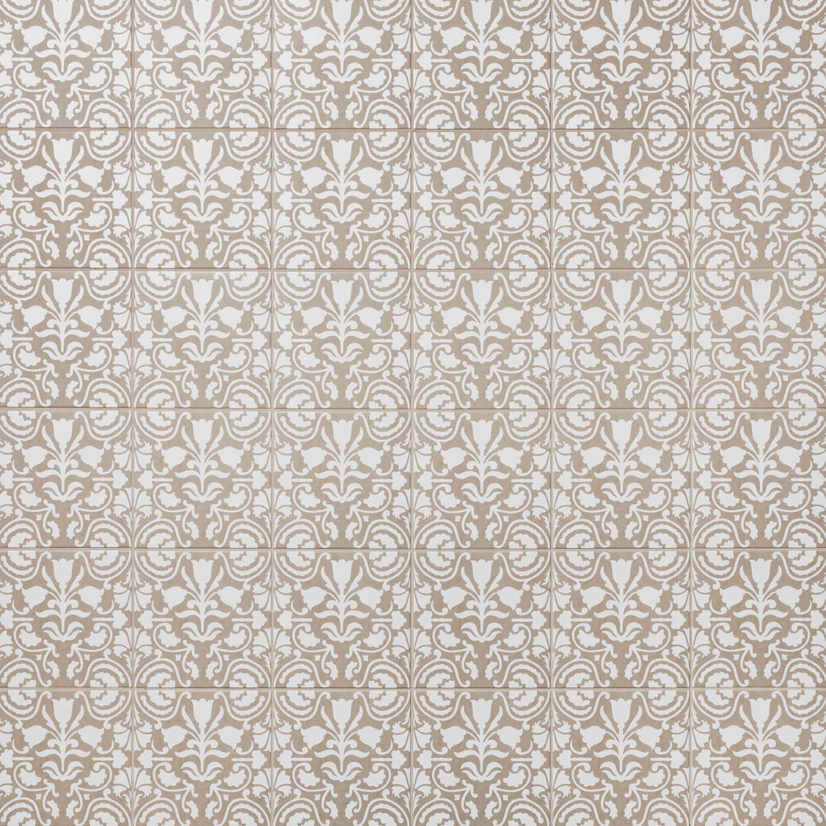 Elowynn Belle Sand Beige 8x8 Matte Porcelain Tile