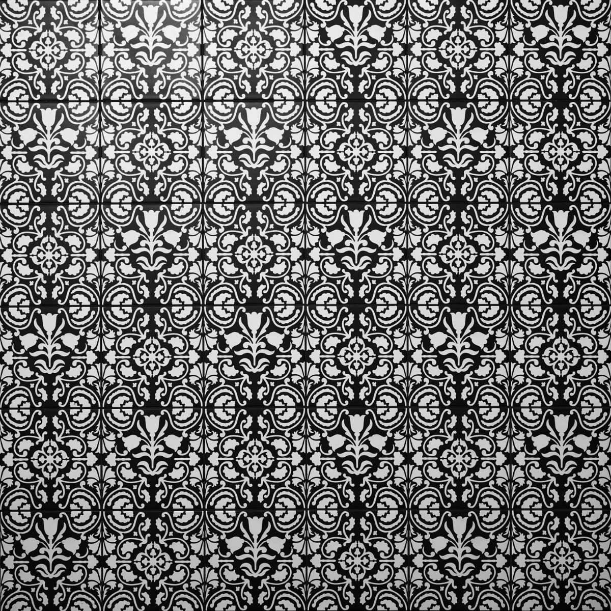 Elowynn Haven & Belle Midnight Black 8x8 Matte Porcelain Tile