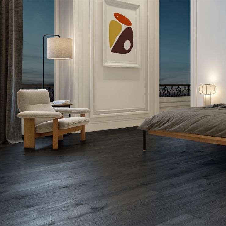 black lvp flooring