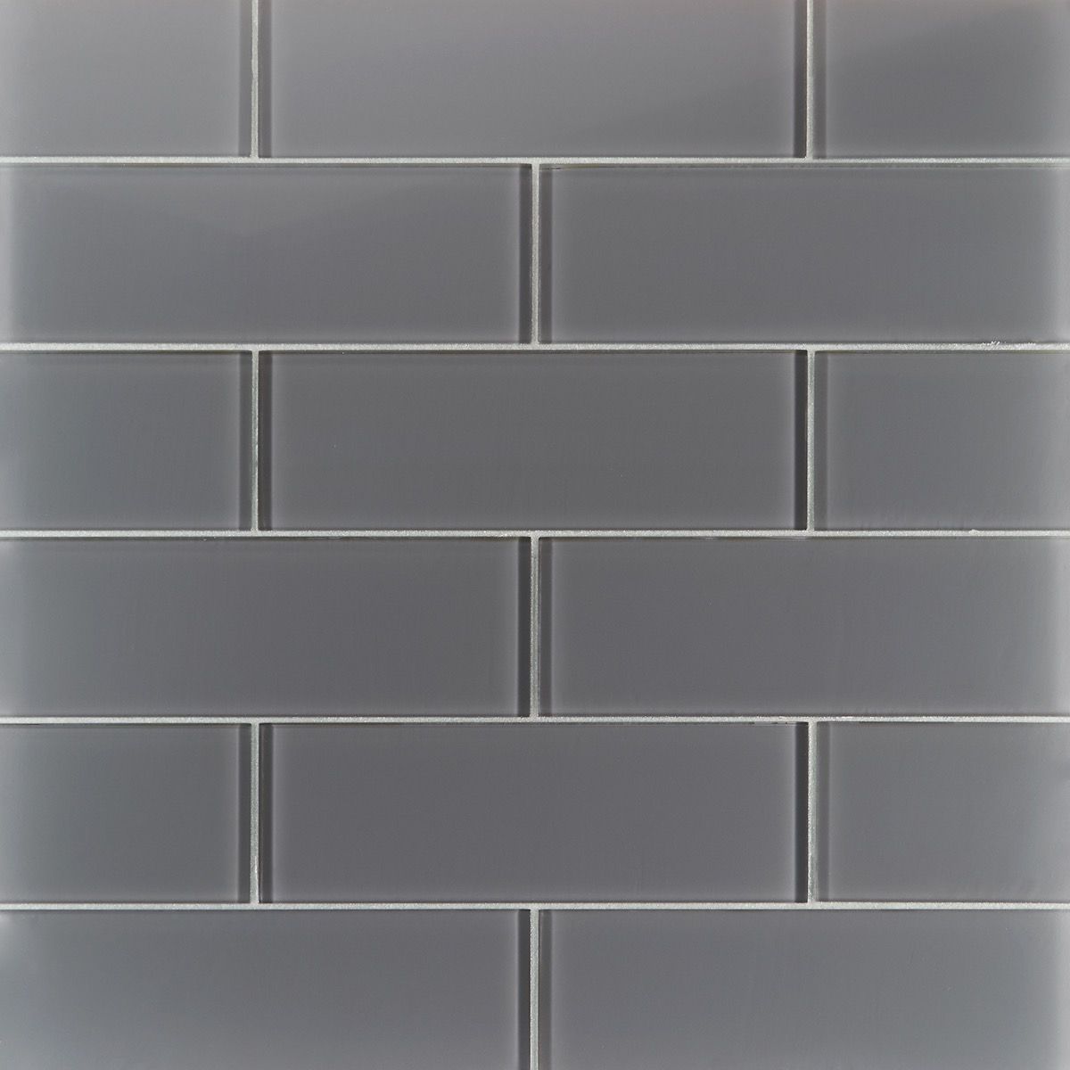 Shop For Loft Ash Gray Polished 4 X 12 Glass Tiles At Tilebarcom