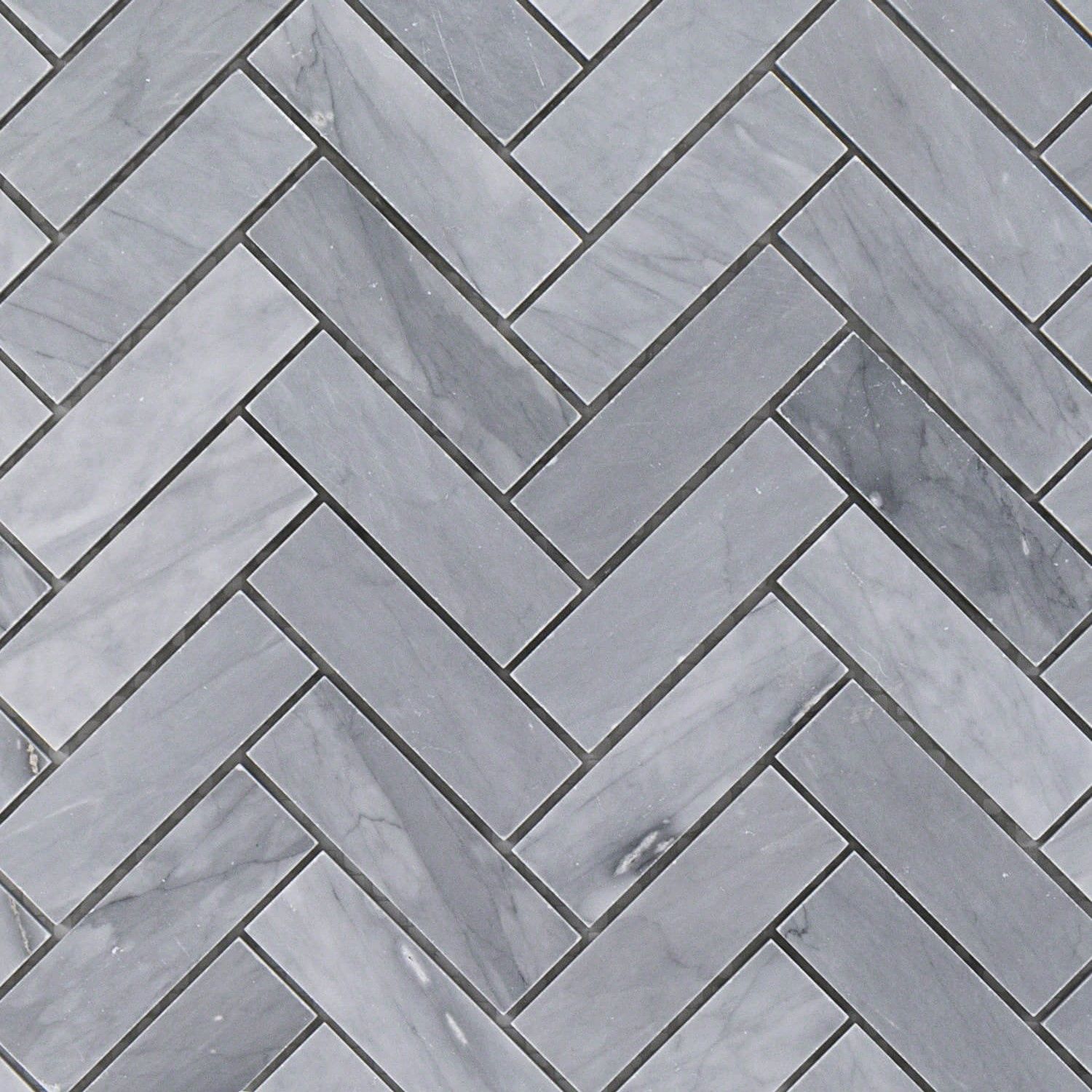 Gray Marble Herringbone Tile 1x3 Halley Gray Tilebar